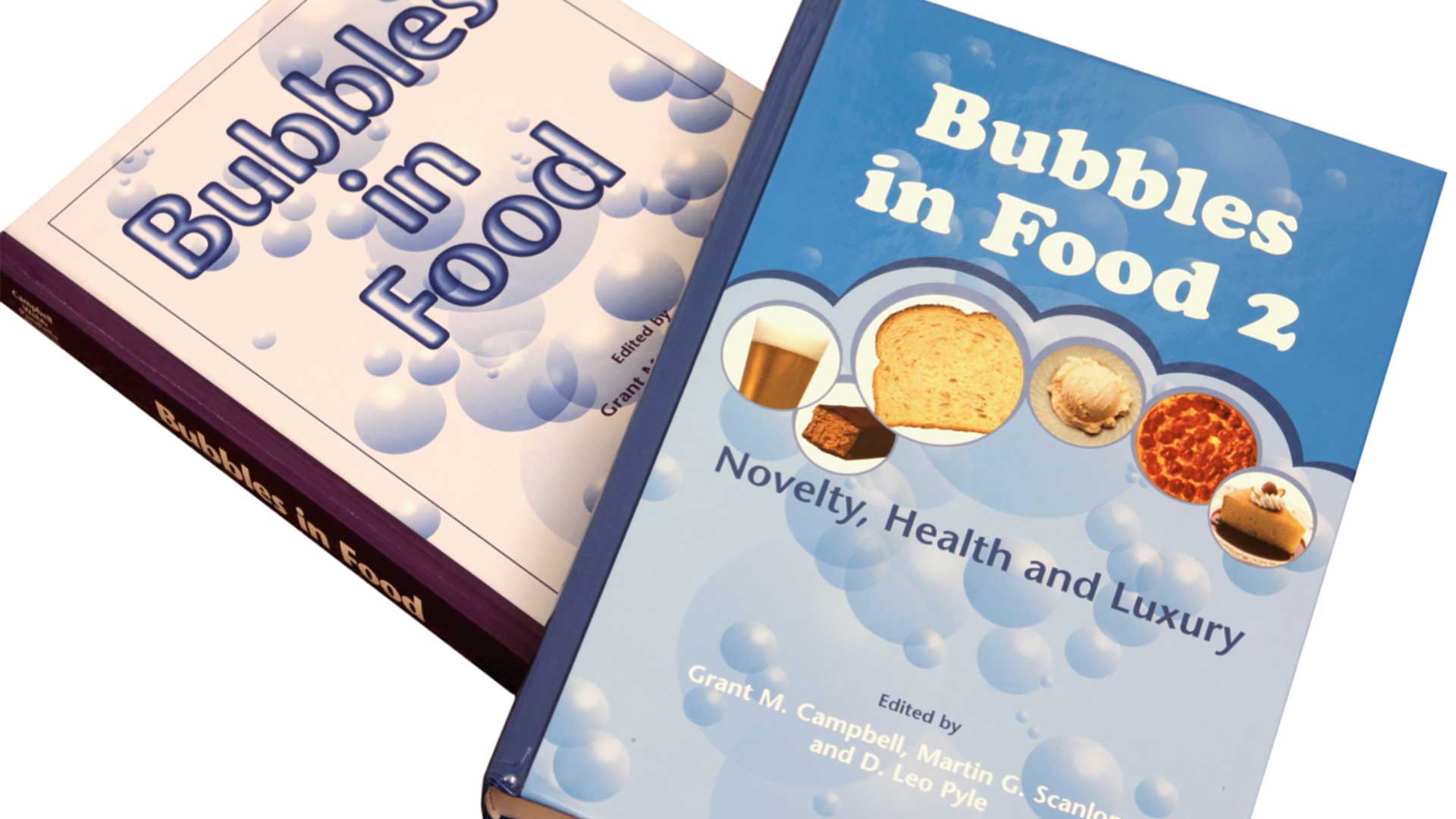 Printed proceedings of the previous Bubbles in Food conferences