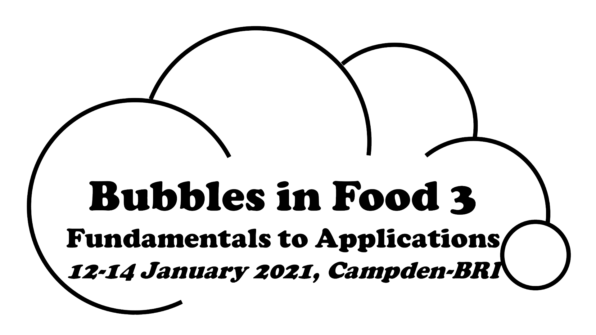 Bubbles in Food. Fundamentals to Application. 12-14 January 2021, Campden-BRI