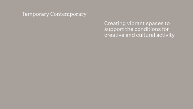 Grey background with white text