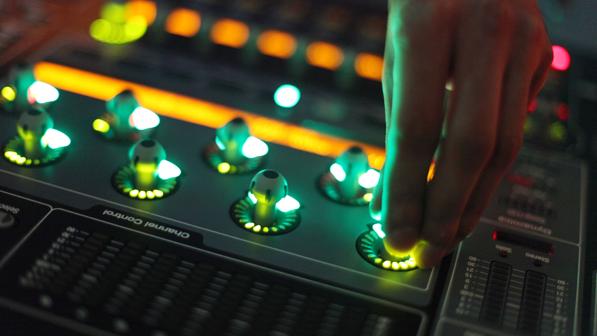 Music Technology mixing desk