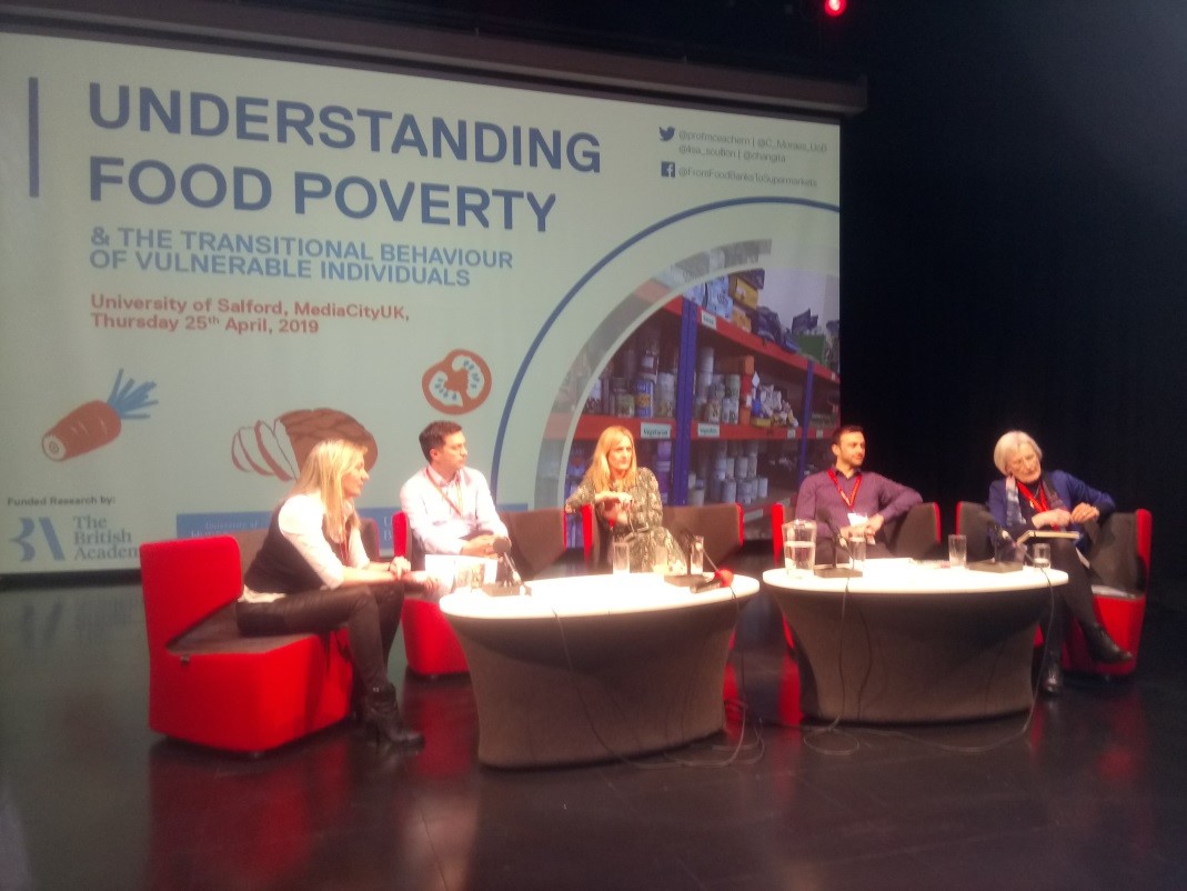 Understanding Food Poverty & the Transitional Behaviour of Vulnerable Individuals. University of Salford, MediaCityUK, Thursday 25th April, 2019